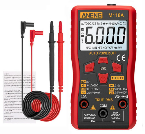 Мультиметр цифровой AUTO ANENG М118А