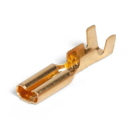 Разъем плоский под двойной обжим, неизолированный