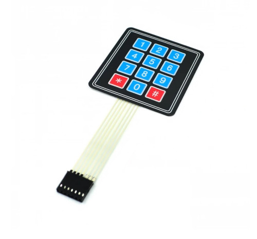 Клавиатура мембранная 3х4