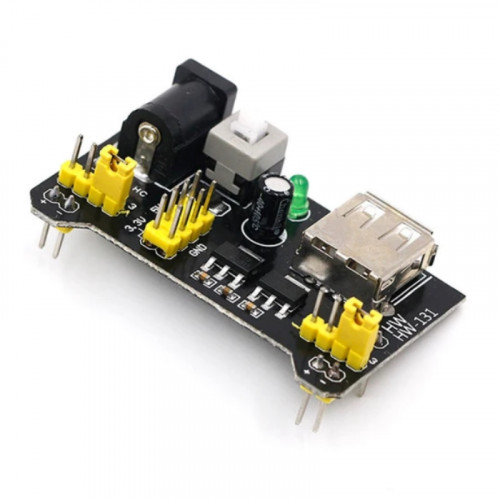 Модуль питания для макетной платы черный