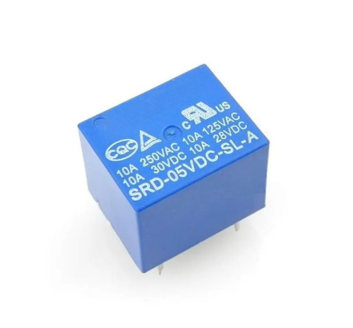Реле SRD-05VDC-SL-A 5V 10A/250VAC 4 контакта