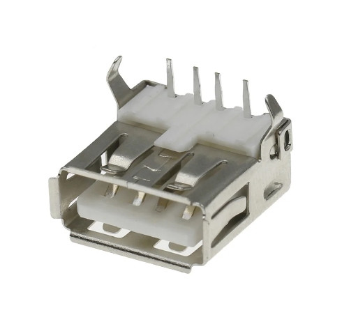 USB Type-A 2.0 femaly разъем угловой