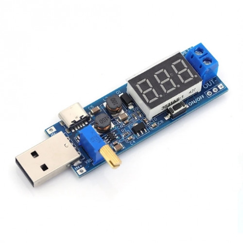Повышающий модуль питания DC-DC 5V в 1.2V-24V Type-C
