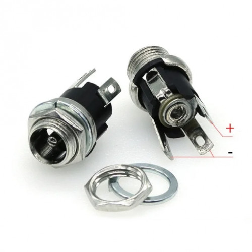 Разъём питания 5.5х2.1mm "мама" DC-025