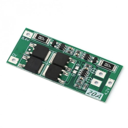 BMS 2S – плата защиты с балансировкой на 2 Li-Ion АКБ