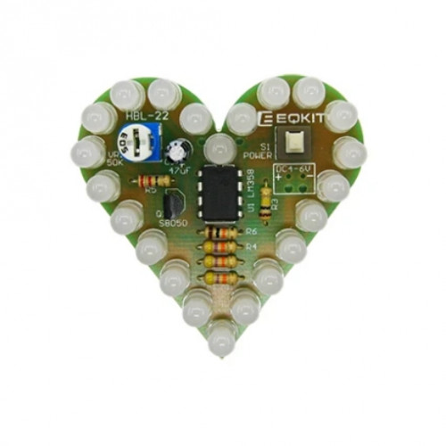 Набор для пайки, "Сердце" белое