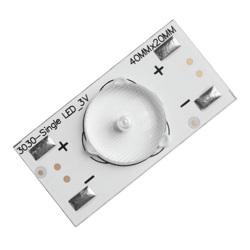 Светодиодный модуль 40х20мм 3V 2W для TV подсветки